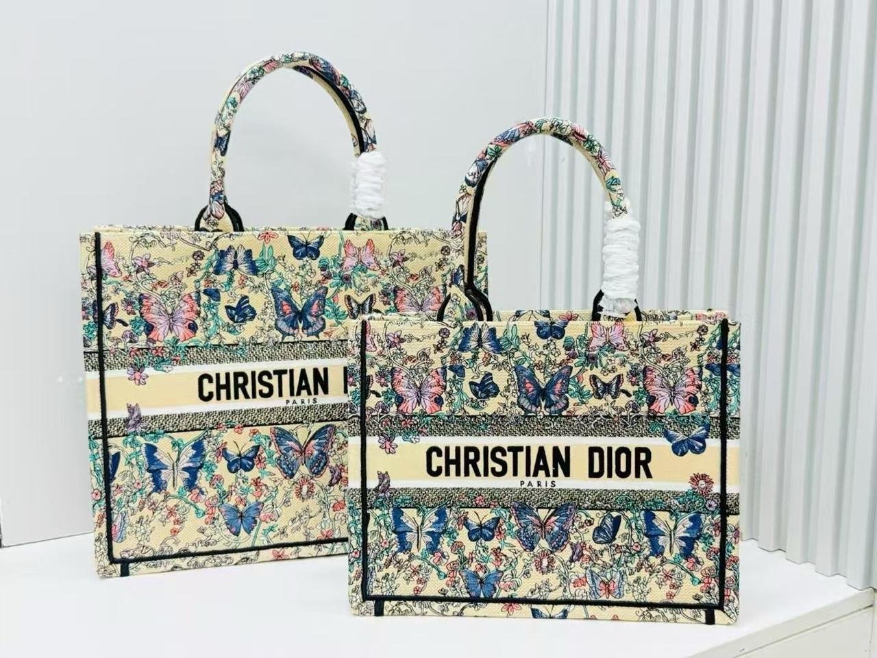 Christian Dior Butterfly Print Tote Bag - First Copy Replica UAE