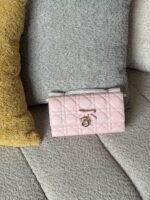 Dior My Dior Mini Bag with Bow, Blush Pink, designer handbag for women Dubai