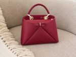 Dior Bow Bag, Cherry Red, luxury handbags online UAE