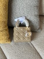 Lady Dior Micro Bag, Latte Taupe, Dior bag Dubai