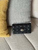 Dior My Dior Mini Bag with Bow, Noir Lambskin, luxury handbag Dubai