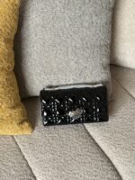 Dior My Dior Mini Bag with Bow, Noir Patent, luxury handbags online UAE