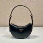 Prada Arqué shoulder bag front view, women’s luxury handbag Dubai