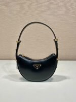 Prada Arqué shoulder bag front view, women’s luxury handbag Dubai