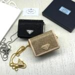 Prada Satin Card Holder Shoulder Strap - Image 2