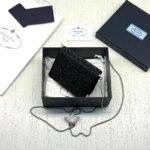 Prada Satin Card Holder Shoulder Strap - Image 6