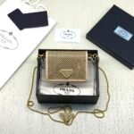 Prada Satin Card Holder Shoulder Strap - Image 3