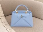 Dior Bow Bag, Sky Blue, luxury handbag Dubai